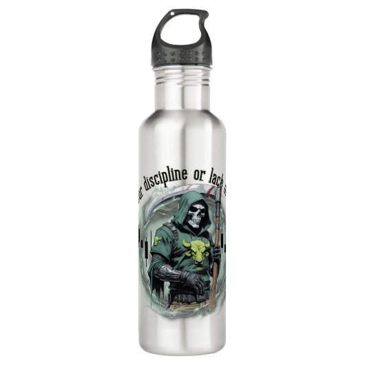 Fantasy trade design | Grim Reaper |  motivation Waterfles (Voorkant)