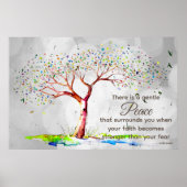 *~* Fantasy Tree AP81 Etherische Bokeh citaat Poster (Voorkant)