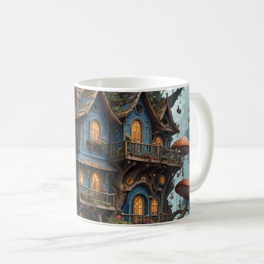 Fantasy Treehouse set van Coffee Mok. Koffiemok (Voorkant rechts)