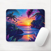 Fantasy Tropical Beach Two Muismat (Met muis)