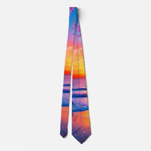 Fantasy Tropical Beach Two Stropdas (Achterkant)