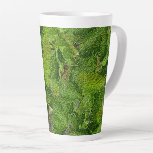 Fantasy Tropical Forest Latte Mok (Rechterhoek)