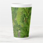 Fantasy Tropical Forest Latte Mok (Voorkant)
