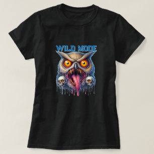 Fantasy-uil in Wilde Modus T-shirt