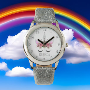 Fantasy unicorn Silver Princess, voornaam horloge