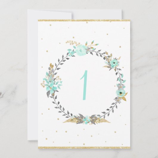 Fantasy Unicorn Uitnodiging (Achterkant)