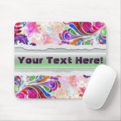 Fantasy vectorbloem Mousepad Muismat (Met muis)