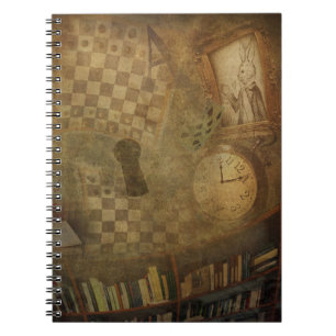 Fantasy Vintage Alice in Wonderland Dagboek Notitieboek