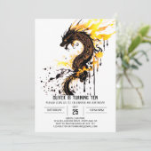 Fantasy Vleugels en Schalen Verjaardag Kaart (Staand voorkant)