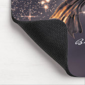 Fantasy Vlinder Goud Glitters Muismat (Hoek)