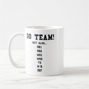 Fantasy Voetbal Grappig - Ga Team Koffiemok