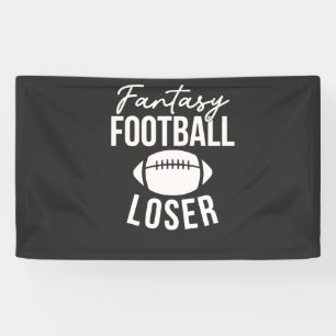 Fantasy Voetbal Verliezer Voetbal Fantasie Grappig Spandoek