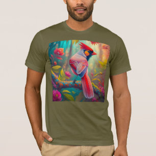 Fantasy Vogels Mannelijk Kardinaal T-shirt