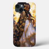 Fantasy Vrouw Afrikaanse Amerikaanse Kunst Case-Mate iPhone Case (Achterkant)
