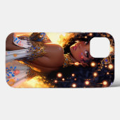 Fantasy Vrouw Afrikaanse Amerikaanse Kunst Case-Mate iPhone Case (Achterkant (horizontaal))