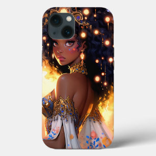 Fantasy Vrouw Afrikaanse Amerikaanse Kunst iPhone 13 Hoesje