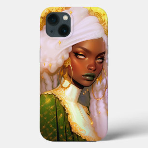 Fantasy Vrouw Afrikaanse Amerikaanse Kunst iPhone 13 Hoesje