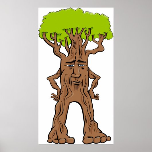 Fantasy Walking Tree Poster (Voorkant)
