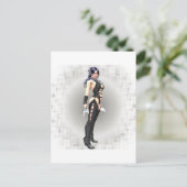 Fantasy Warrior 02 Briefkaart (Staand voorkant)