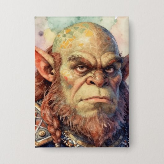 Fantasy Warrior: Dagar Button (Voorkant)