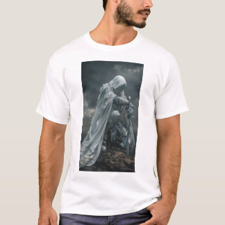 Fantasy Warrior Trio White Armour T-shirt