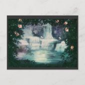 Fantasy Waterfall Cascade Briefkaart (Voorkant)