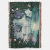 Fantasy Waterfall Cascade Deken (Voorkant Verticaal)