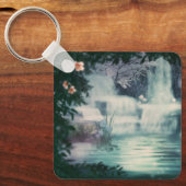 Fantasy Waterfall Cascade Sleutelhanger (Voorkant)
