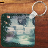 Fantasy Waterfall Cascade Sleutelhanger (Achterkant)