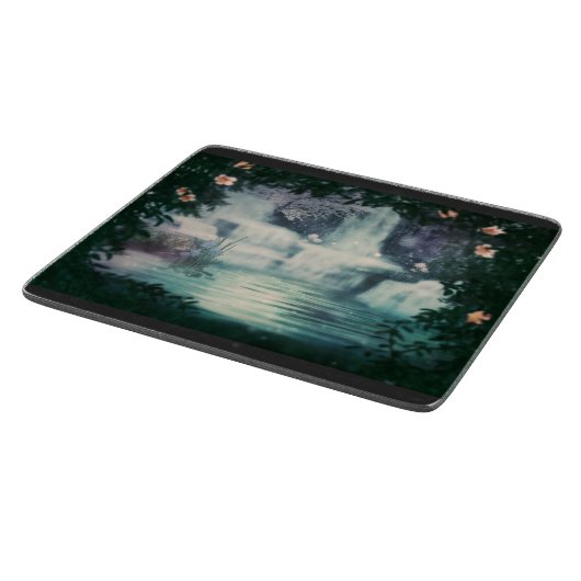 Fantasy Waterfall Cascade Snijplank (Hoek)