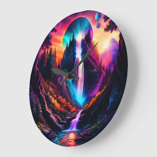 Fantasy Waterfall Grote Klok (Hoek)