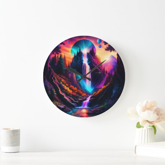 Fantasy Waterfall Grote Klok (Huis)