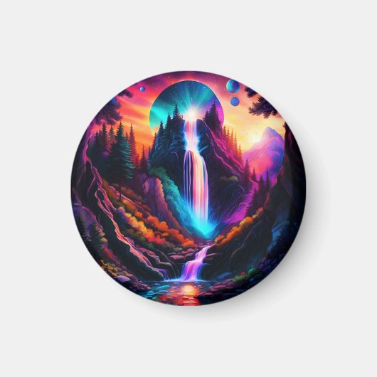 Fantasy Waterfall Magneet (Voorkant)