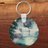 Fantasy Waterval Cascade Sleutelhanger (Achterkant)
