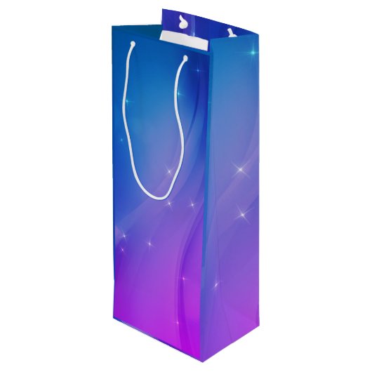 Fantasy Wave Wijn Cadeautas (Achterkant Gekanteld)