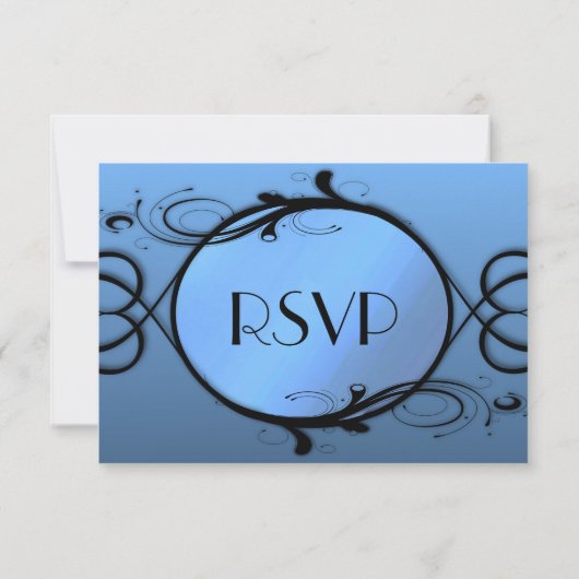 Fantasy Wedding RSVP met menukeuze (Achterkant)