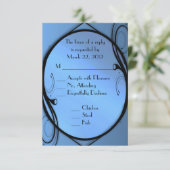 Fantasy Wedding RSVP met menukeuze Kaartje (Staand voorkant)