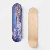 Fantasy White Tiger Cat Skateboard (Voorkant)