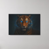 Fantasy White Tiger – Mystic Aura Series | ManJian Canvas Afdruk (Voorkant)