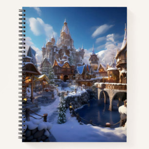 Fantasy Winter City Notitieboek