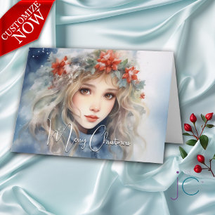 Fantasy Winter Fee Kerstvakantie  Kaart