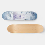 Fantasy Winter White Fox Skate Deck (Horizontaal)