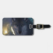 Fantasy Wolf Bagagelabel (Voorkant horizontaal)