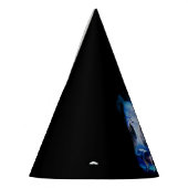 Fantasy Wolf Moon Mountain Feesthoedjes (Links)