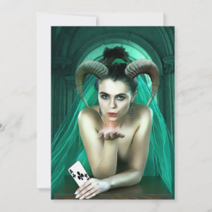 Fantasy Woman die poker speelt