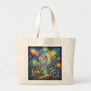 Fantasy Woodland Schoudertas Grote Tote Bag