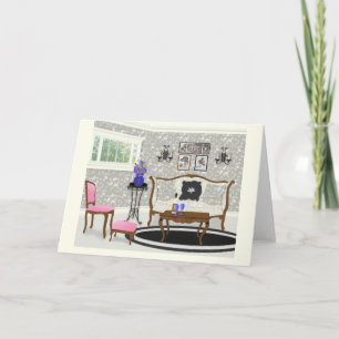 Fantasy Woonkamer Scene Kaart