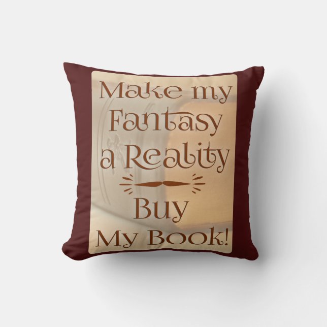Fantasy wordt een realiteit met een positieve vun- kussen (Voorkant)