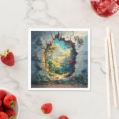 Fantasy World door een gebarsten muur ontwerp Servet (Insitu)