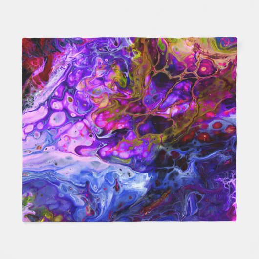 Fantasy World Fleece Deken (Voorkant (Horizontaal))